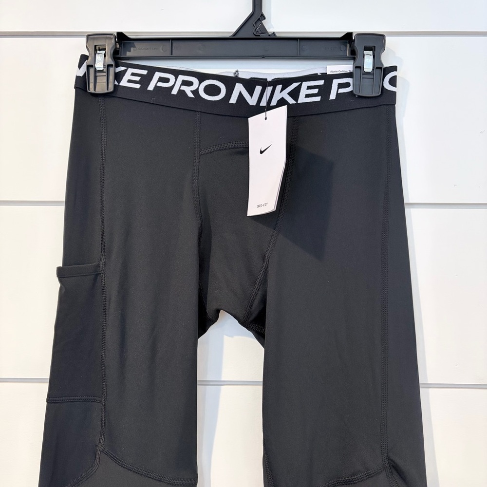 Nike Pro Dri-FIT Kids XL Black Compression Leggings NWT Athletic